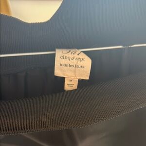 Cinq à Sept Black Skirt